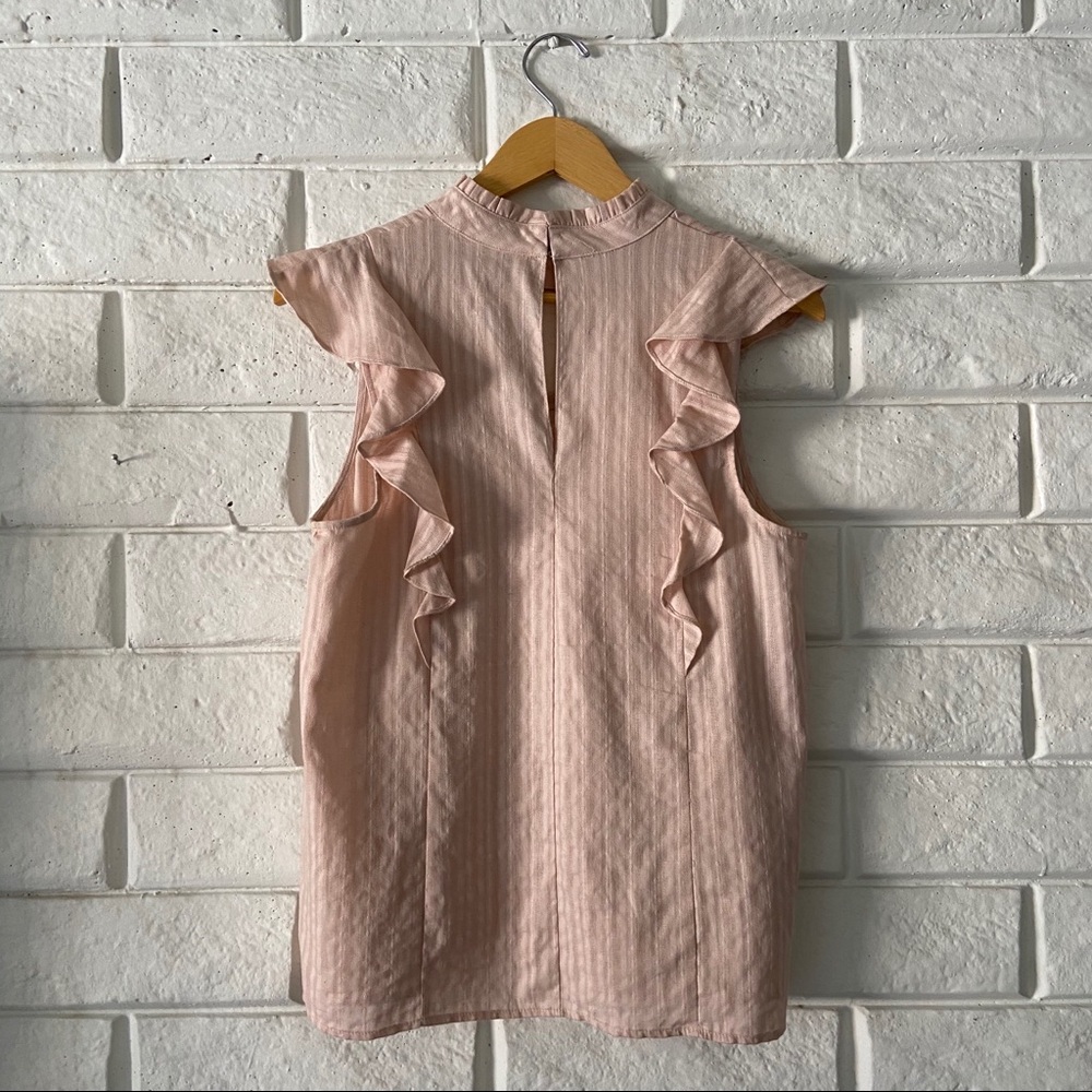 Bcbgeneration Pink Ruffle Top - image 2